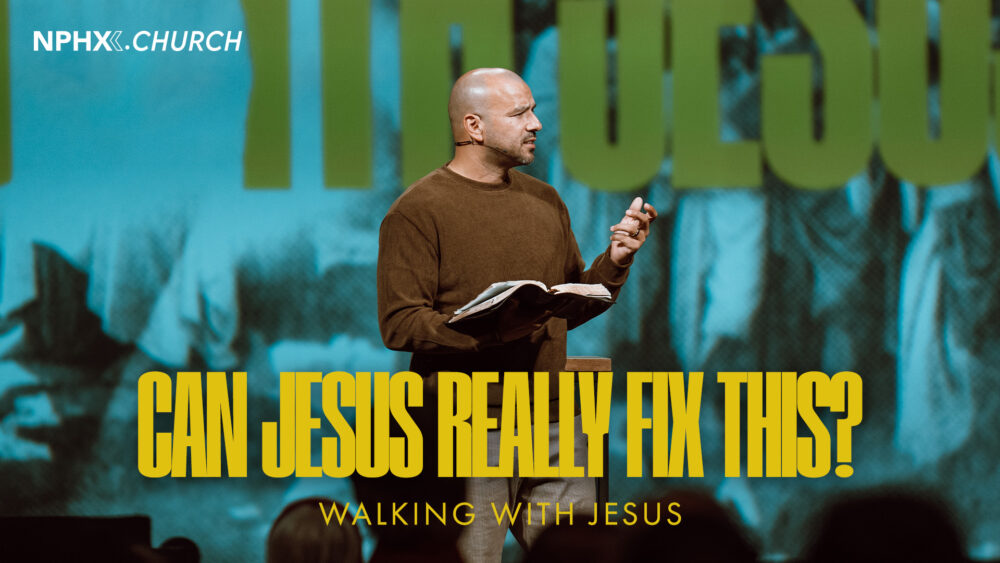 Matthew 4:23-25 Walking With Jesus:  Can Jesus Really Fix This? Image